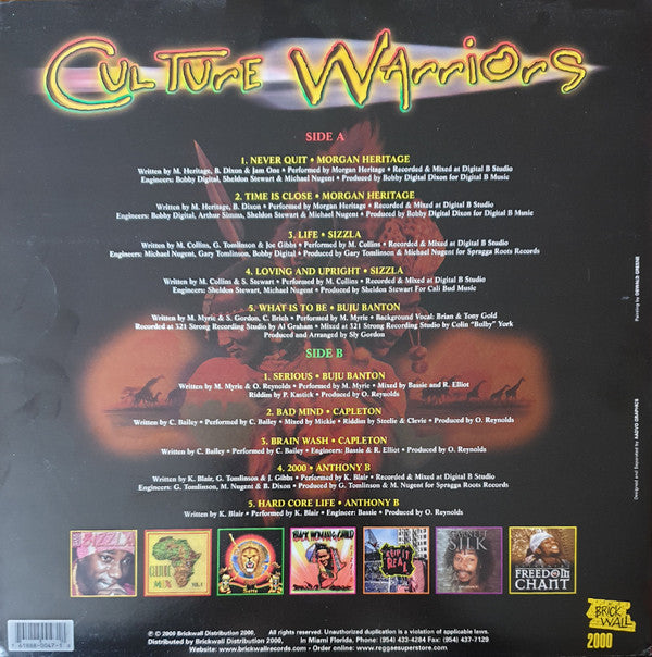 Various : Culture Warriors (LP, Comp)