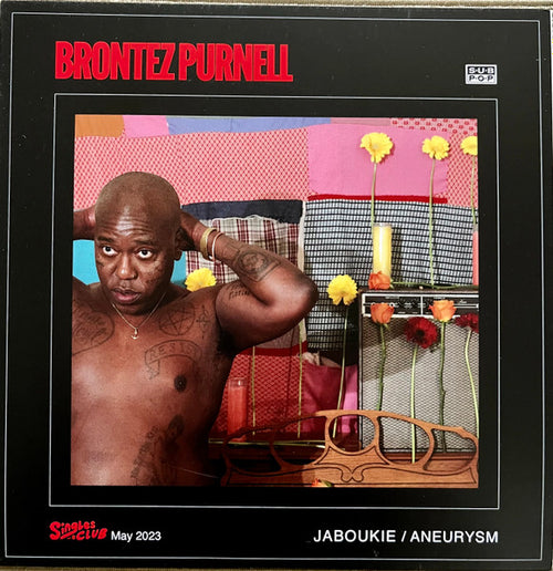 Brontez Purnell : Jaboukie / Aneurysm (7", Single, Ltd, Red)
