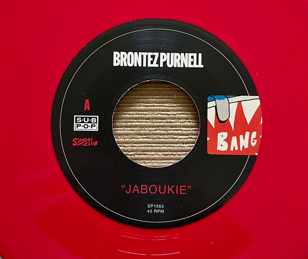 Brontez Purnell : Jaboukie / Aneurysm (7", Single, Ltd, Red)