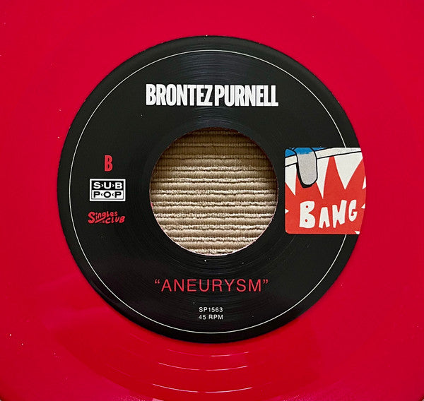 Brontez Purnell : Jaboukie / Aneurysm (7", Single, Ltd, Red)