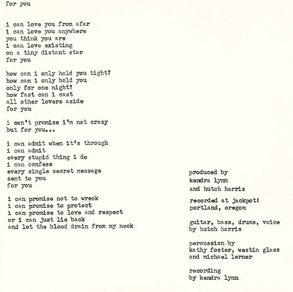 Forbidden Friends : Tiny Hands (7", Single, Ltd)