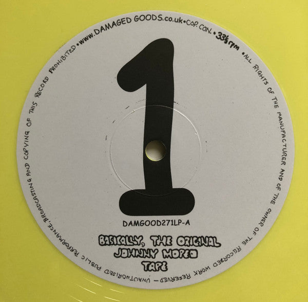 Johnny Moped : The Johnny Moped Bootleg Tapes Volumes I And II (2xLP, Comp, Yel)