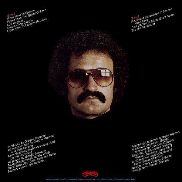 Giorgio* : From Here To Eternity (LP, Album, Pit)