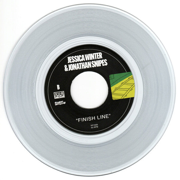 Jessica Winter  &  Jonathan Snipes : All I Need b/w Finish Line (7", Club, Ltd, Cle)
