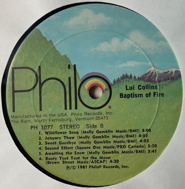 Lui Collins : Baptism Of Fire (LP, Album)
