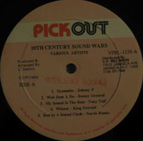 Various : 20th Century Sound Wars (LP, Comp)