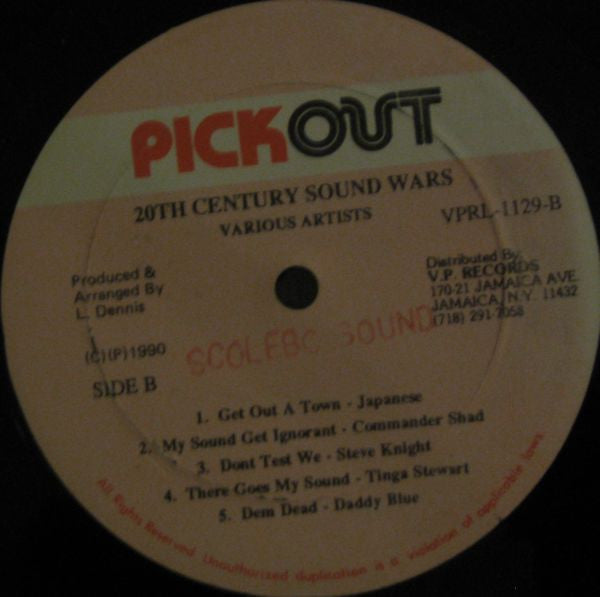 Various : 20th Century Sound Wars (LP, Comp)
