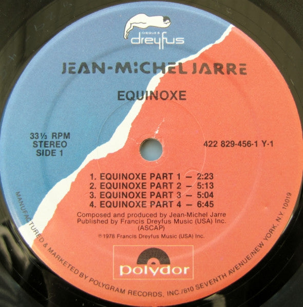 Jean Michel Jarre* : Equinoxe (LP, Album, RE, RM)
