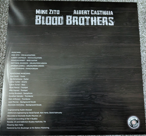 Mike Zito, Albert Castiglia : Blood Brothers (LP, Album)