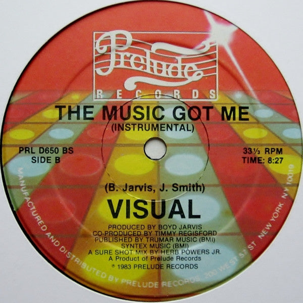 Visual : The Music Got Me (12", M/Print)