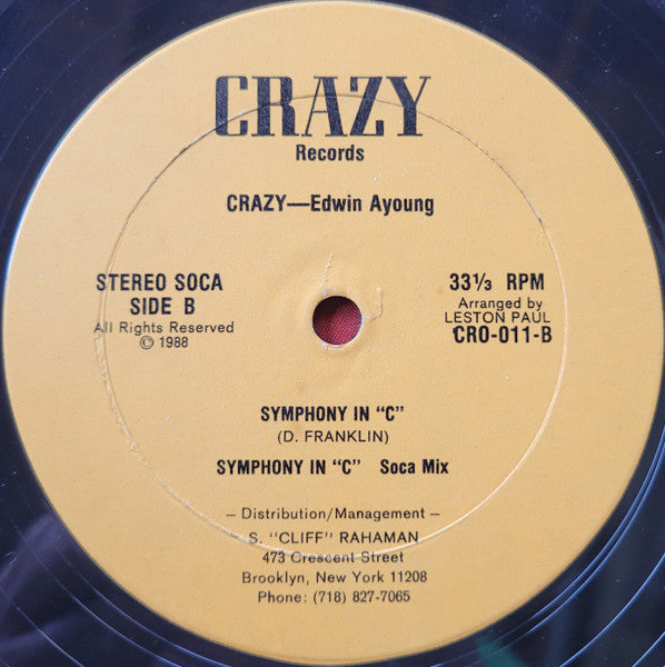 Crazy (4) : Drive It (12", Single)