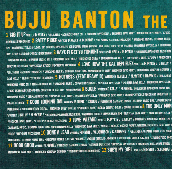 Buju Banton : The Early Years (90-95) (CD, Comp)