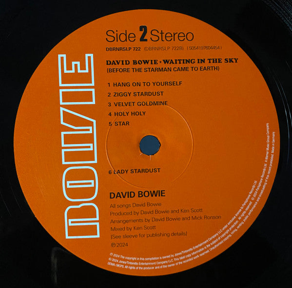 David Bowie : Waiting In The Sky (Before The Starman Came To Earth) (LP, Album, RSD, Ltd, Hal)