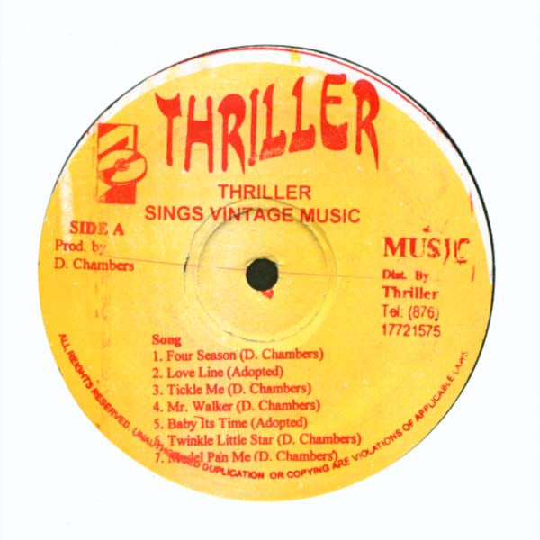 Thriller : Thriller Sings Vintage Music (LP, Comp)