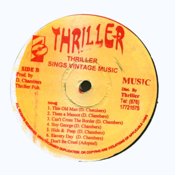 Thriller : Thriller Sings Vintage Music (LP, Comp)