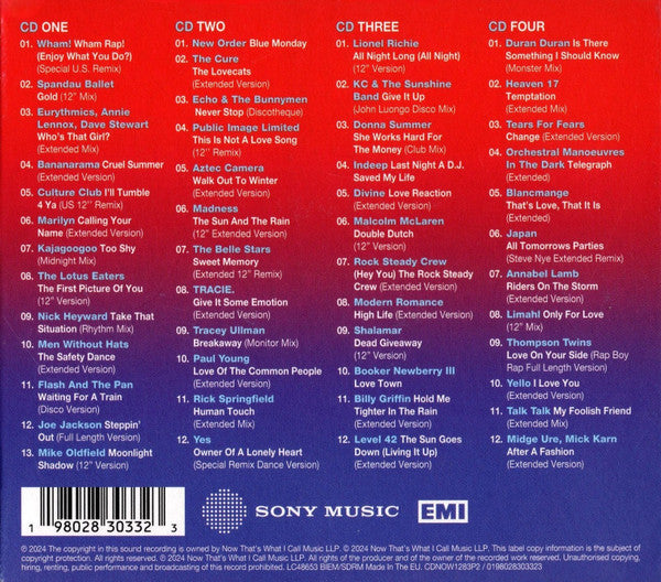 Various : Now 12" 80s: 1983 (Part Two) (4xCD, Comp)