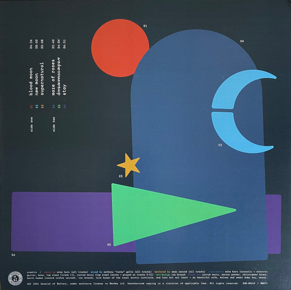 Seawind Of Battery : East Coast Cosmic Dreamscaper (LP, Album, Ltd)