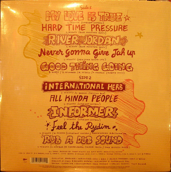 Sugar Minott : Hard Time Pressure (LP, Comp)
