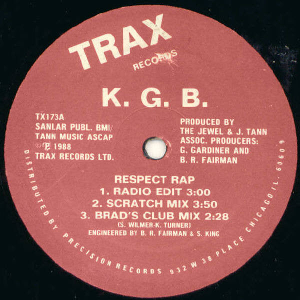 K. G. B.* : Respect Rap (12")