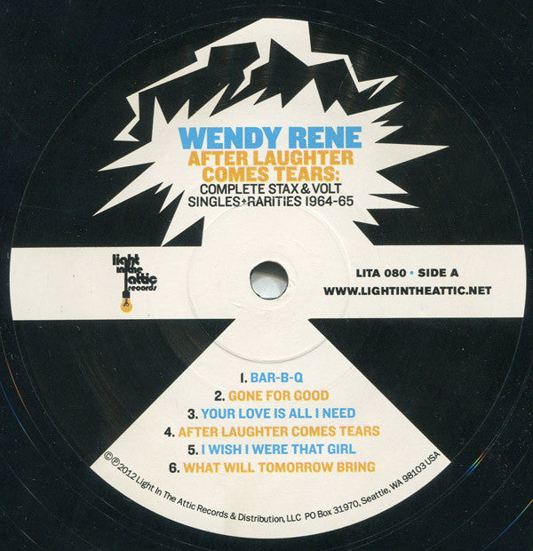 Wendy Rene : After Laughter Comes Tears: Complete Stax & Volt Singles + Rarities 1964-65 (2xLP, Comp)