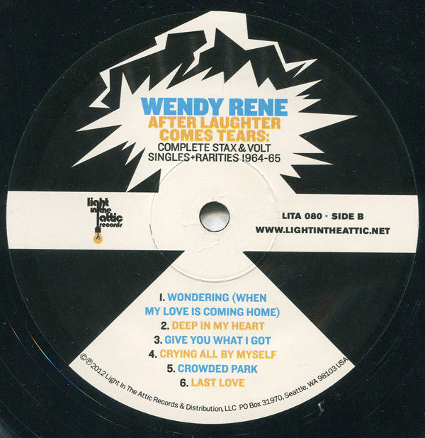 Wendy Rene : After Laughter Comes Tears: Complete Stax & Volt Singles + Rarities 1964-65 (2xLP, Comp)