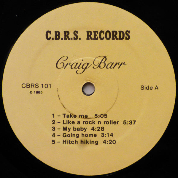 Craig Barr : Completely/The River (LP)