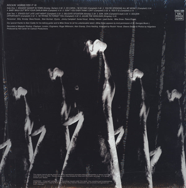 Rockin' Horse (3) : Yes It Is (LP, Album, RE)