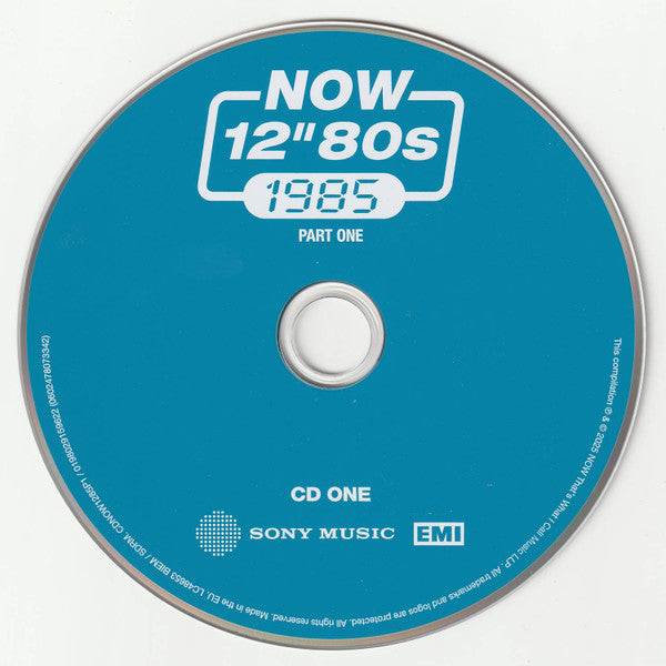 Various : Now 12" 80s: 1985 (Part One) (4xCD, Comp)