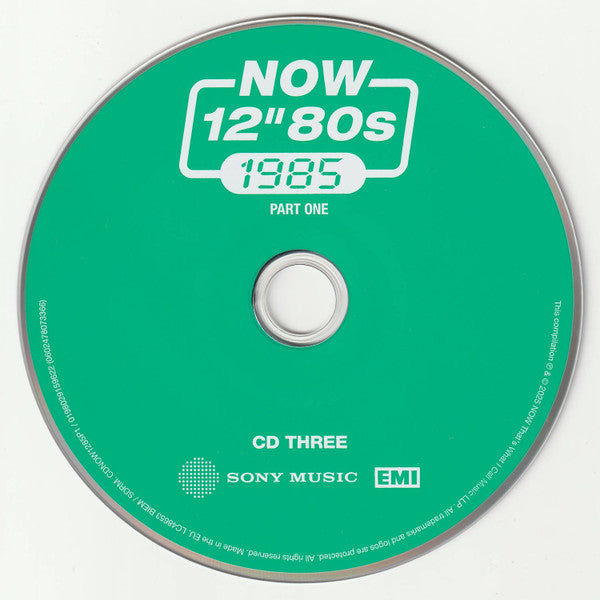 Various : Now 12" 80s: 1985 (Part One) (4xCD, Comp)