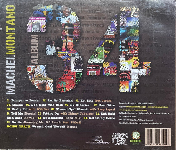 Machel Montano : Album 34 Thirty Four (CD)