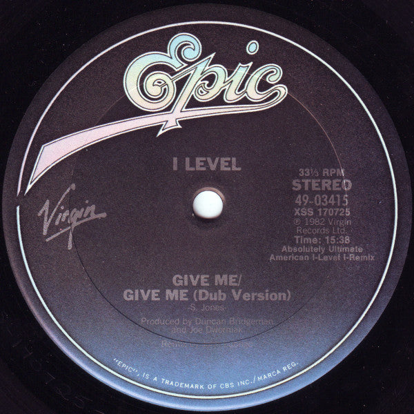 I Level* : Give Me (12")