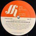 Unknown Artist : The BBC Sound Effects Library - Even More Death And Horror (LP)