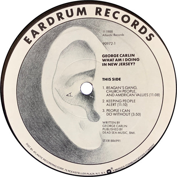 George Carlin : What Am I Doing In New Jersey? (LP, Album, All)