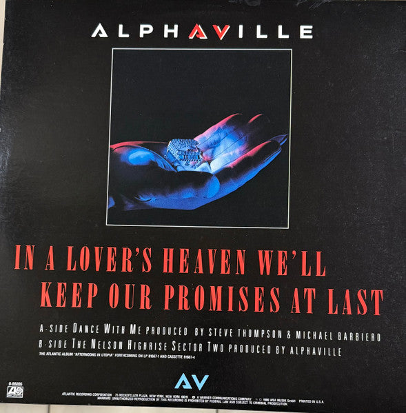 Alphaville : Dance With Me (12", Single, SRC)