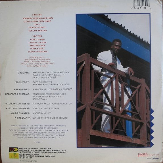 Little Lenny : Is My Name (LP, Album)