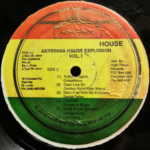 Various : Abyssinia House Explosion (LP, Comp)