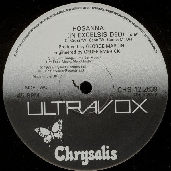 Ultravox : Reap The Wild Wind (12", Single)