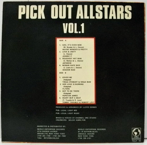 Various : Pick Out Allstars Vol. 1 (LP, Comp)