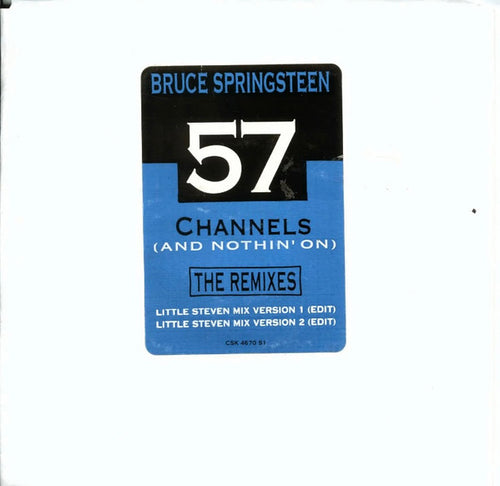 Bruce Springsteen : 57 Channels (And Nothin' On) - The Remixes (CD, Single, Promo)