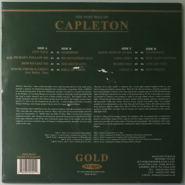 Capleton : The Very Best Of (2xLP, Comp)