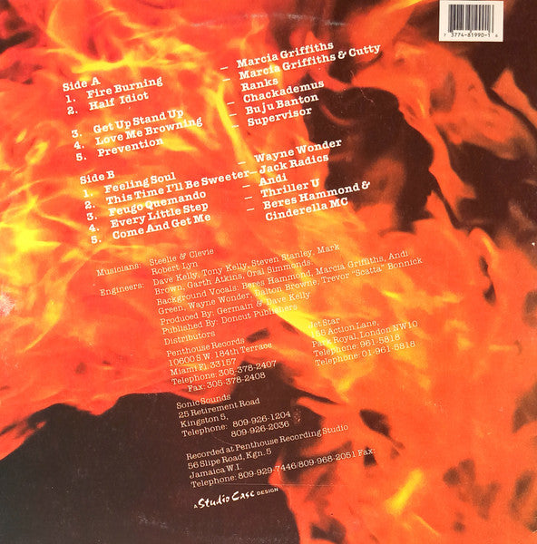 Various : Fire Burning (LP, Comp)