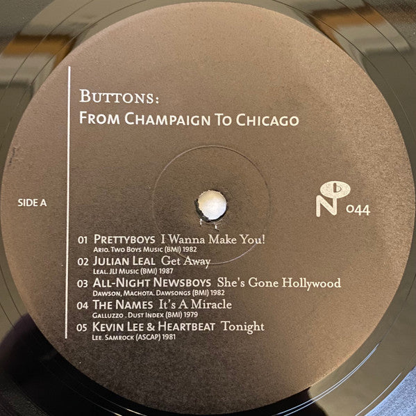 Various : Buttons: From Champaign To Chicago (2xLP, Comp)