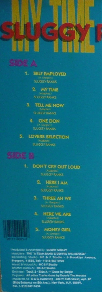 Sluggy Ranks : My Time (LP)