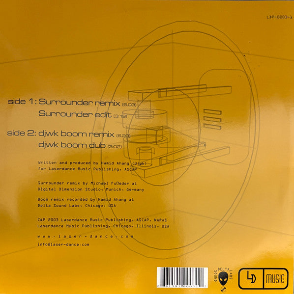 Djwk : Mission-003 Remixes (12", TP)