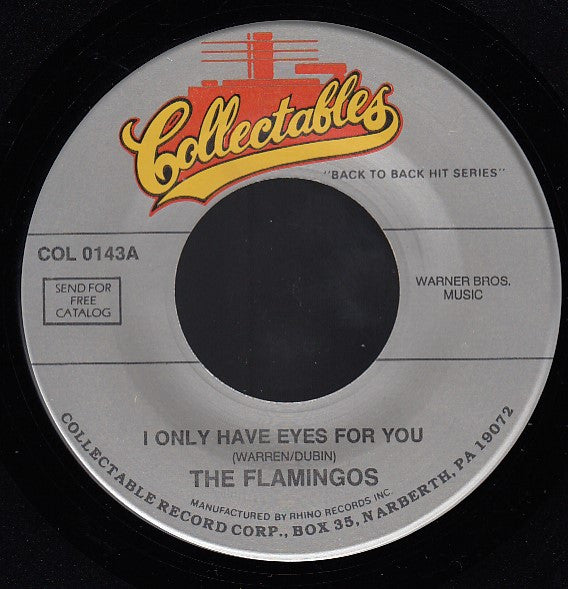 The Flamingos : I Only Have Eyes For You / Goodnight Sweetheart (7", Single, RE, Spe)