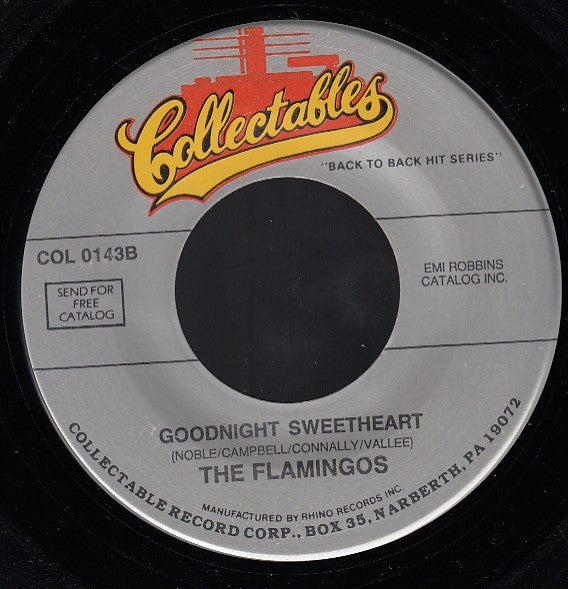 The Flamingos : I Only Have Eyes For You / Goodnight Sweetheart (7", Single, RE, Spe)
