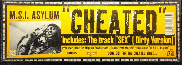 M.S.I. & Asylum (5) : Cheated / Sex (12")