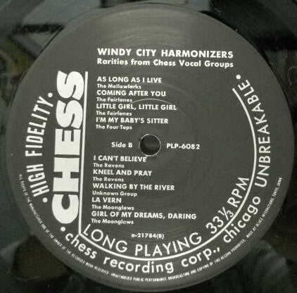 Various : Windy City Harmonizers: Rarities From Chess Vocal Groups (LP, Comp)