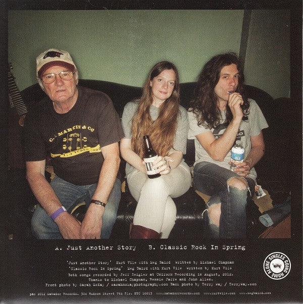 Kurt Vile & Meg Baird : Singles Going Home Alone #6 (7", Single, Whi)
