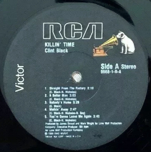 Clint Black : Killin' Time (LP, Album)